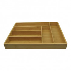 Θήκη Για Μαχαιροπίρουνα Συρταριού Bamboo 40x30x4.5