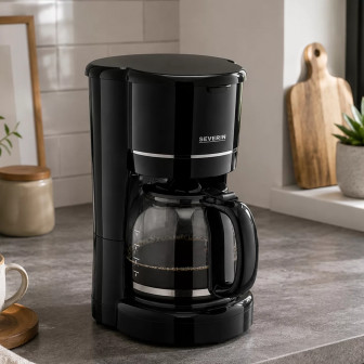 Severin Καφετιέρα Φίλτρου 900W Black 1,25Lt.
