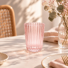 SP Collection Ποτήρι Νερού Αναψυκτικού Σετ 4τμχ. blossom Pink 260ml