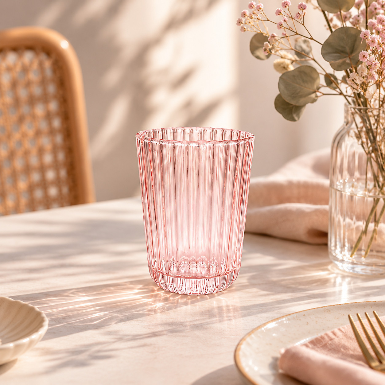 SP COLLECTION SP Collection Ποτήρι Νερού Αναψυκτικού Σετ 4τμχ. blossom Pink 260ml