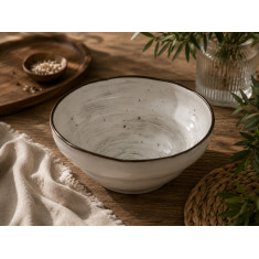 Μπολ Σαλάτας New Bone China Country Grey 20cm