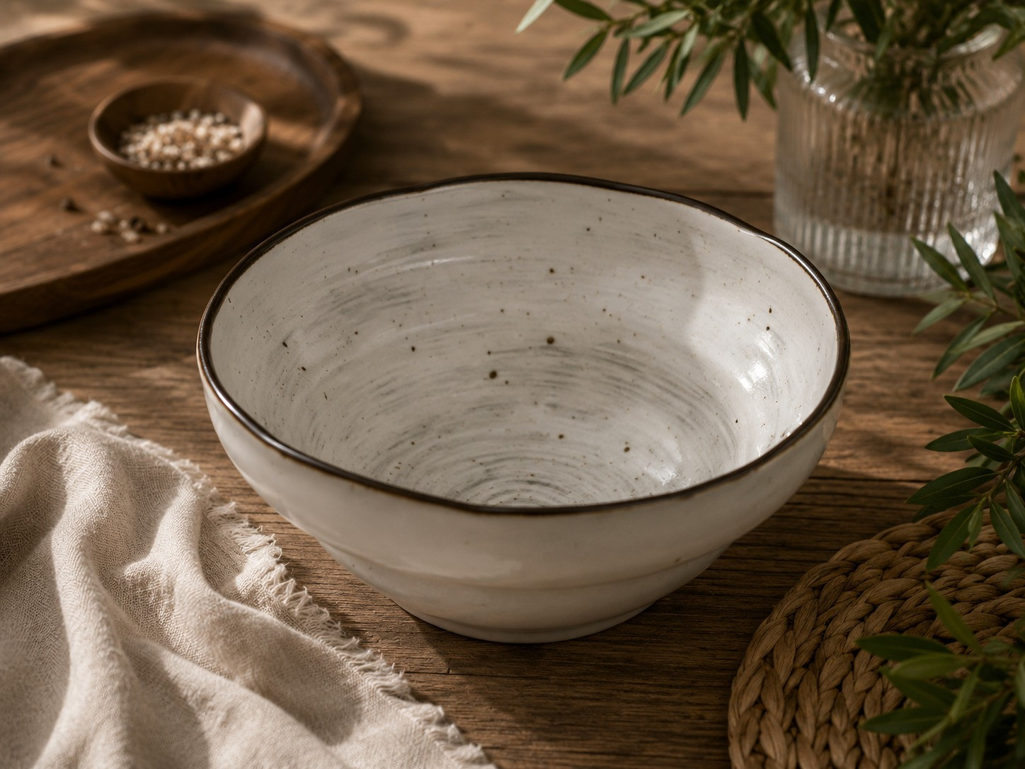 HFA Μπολ Πορσελάνης New Bone China Country Grey 20cm