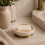 Θήκη Για Σαπούνι Poluresin Beige Antique Gold 10cm