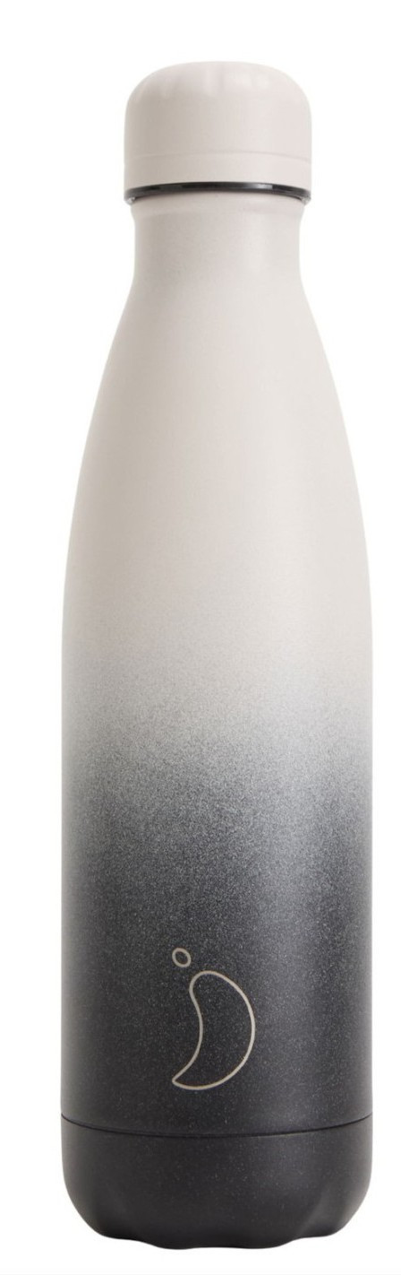 CHILLY'S Chilly's Μπουκάλι Θερμός Ανοξείδωτο Black Pebble 500ml