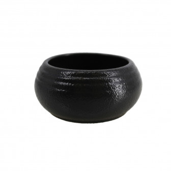 Rinart Porcelain Μπολ Για Dip Πορσελάνης Piana Pietra Nero 7cm