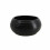 Rinart Porcelain Μπολ Για Dip Πορσελάνης Piana Pietra Nero 7cm