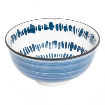 Secret De Gourmet Μπολ  Παγωτού Πορσελάνης Stripe Blue 11cm