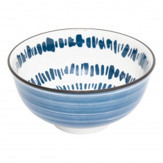 Secret De Gourmet Μπολ  Παγωτού Πορσελάνης Stripe Blue 11cm
