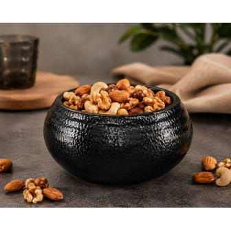 Rinart Porcelain Μπολ Για Dip Πορσελάνης Piana Pietra Nero 7cm