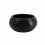 Rinart Porcelain Μπολ Για Dip Πορσελάνης Piana Pietra Nero 7cm