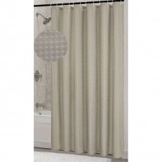 Κουρτίνα Μπάνιου Polyester Beige Ανάγλυφη 180x200cm