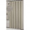 Κουρτίνα Μπάνιου Polyester Beige Ανάγλυφη 180x200cm
