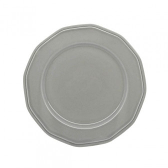 Πιάτο Φαγητού Πορσελάνης Premium Classic Grey 27cm