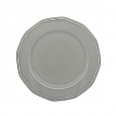 Πιάτο Φαγητού Πορσελάνης Premium Classic Grey 27cm
