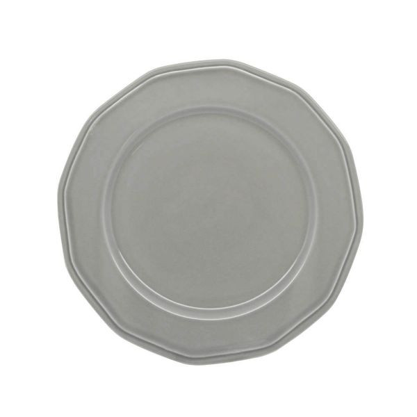 Πιάτο Φαγητού Πορσελάνης Premium Classic Grey 27cm