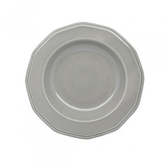 Πιάτο Βαθύ Πορσελάνης Premium Classic Grey 23cm