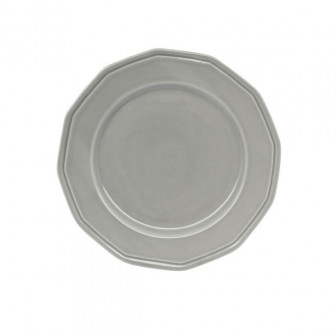 Πιάτο Φρούτου Πορσελάνης Premium Classic Grey 20cm