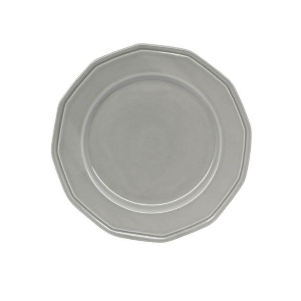 Πιάτο Φρούτου Πορσελάνης Premium Classic Grey 20cm