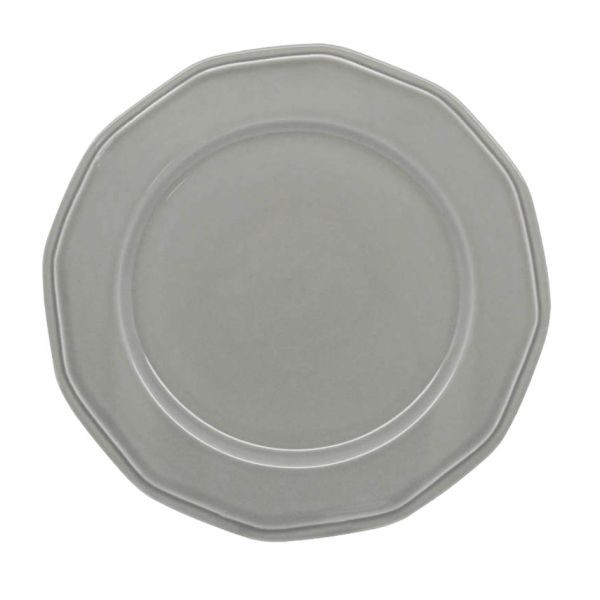 Πιατέλα Πορσελάνης Στρογγυλή Premium Classic Grey 31cm