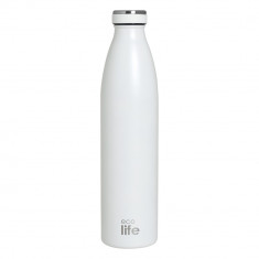 EcoLife Θερμός Μεταλλικό Ανοξείδωτο White 1lt