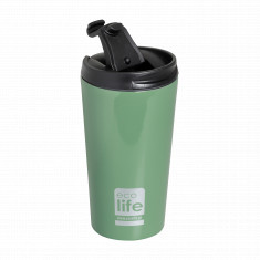 EcoLife Θερμός Ποτήρι Ανοξείδωτο Light Green 370ml