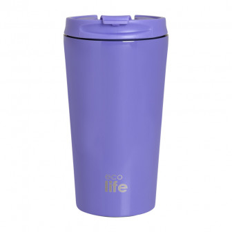 EcoLife Θερμός Ποτήρι Ανοξείδωτο Lilac 370ml