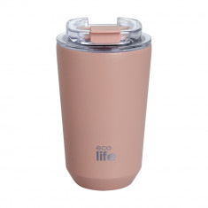 EcoLife Θερμός Ποτήρι Ανοξείδωτο Pure Pink 360ml