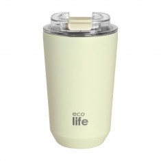EcoLife Θερμός Ποτήρι Ανοξείδωτο Pure Cream 360ml