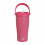 EcoLife Θερμός Ποτήρι Ανοξείδωτο 2 Handle Magenta Με Καλαμάκι 600ml
