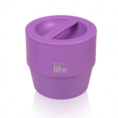 Ecolife Ισοθερμικό Φαγητοδοχείο Ανοξείδωτο 18/8 Purple 750ml