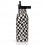 Ecolife Παγούρι Θερμός Black And White Ανοξείδωτο Με Καλαμάκι 550ml