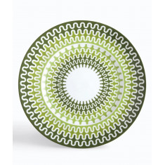 IONIA Πιατέλα Πορσελάνης Illusion Green 30cm.