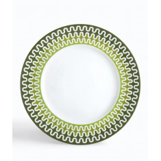 IONIA Πιάτο Φαγητού Σετ 6Τμχ. Πορσελάνης Illusion Green