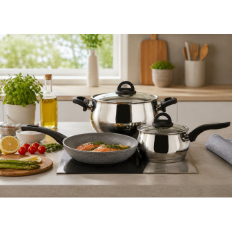 Pyramis Σετ Μαγειρικά Σκεύη Mix Cook 3Τμχ.