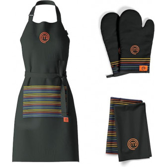 MasterChef  Ποδιά Γάντια Και Πετσέτες Κουζίνας Σετ 5τμχ