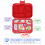 Yumbox Original Φαγητοδοχείο Με 6 Χωρίσματα  Red Dogs Cats