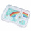 Yumbox Tapas Φαγητοδοχείο Με 4 Χωρίσματα Capri Pink Rainbow