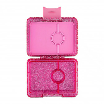 Yumbox Snak Φαγητοδοχείο Με 3 Χωρίσματα Sparkle Pink