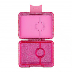Yumbox Snak Φαγητοδοχείο Με 3 Χωρίσματα Sparkle Pink