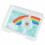 Yumbox Snak Φαγητοδοχείο Με 3 Χωρίσματα  Misty Aqua Rainbow