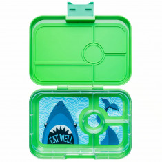 Yumbox Tapas Φαγητοδοχείο Με  Χωρίσματα Jurassik Green Shark