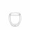 Wilmax Ποτήρι Γύαλινη Double Wall Thermal 400ml
