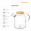 Wilmax Γυάλινη Τσαγιέρα Με Φίλτρο 1500ml