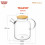 Wilmax Γυάλινη Τσαγιέρα Με Φίλτρο 1500ml