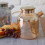 Wilmax Γυάλινη Τσαγιέρα Με Φίλτρο Golden 1600ml