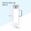 Wilmax Γυάλινη Κανάτα Με Ανοξείδωτο Καπάκι 1500ml