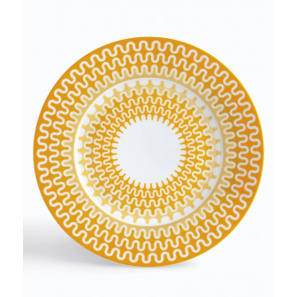 IONIA Πιατέλα Πορσελάνης Illusion Yellow 30cm.