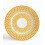 IONIA Πιατέλα Πορσελάνης Illusion Yellow 30cm.