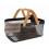 Arti Casa Καλάθι Μεταλλικό Με Bamboo Χέρι Black 39x25x19,5cm