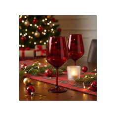 Eakle Glasses Ποtήρι Κρασιού Royal Red Σετ 4τμχ, 490ml